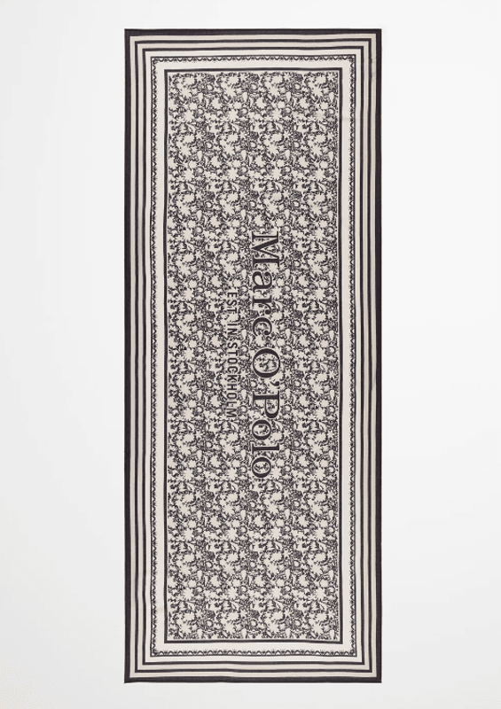 Marc O`Polo Scarf made from modal twill - Dark Blue