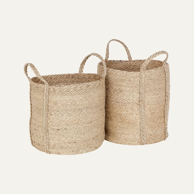 Hovedbilde Cylinder w.handles twist Elin nat.grey S/2/ Dixie