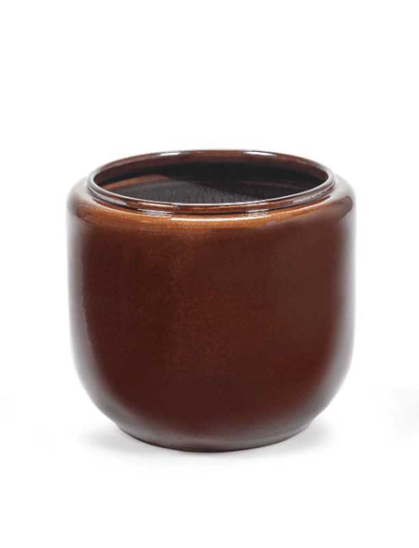 Flower Pot S Brown Costa/ Serax