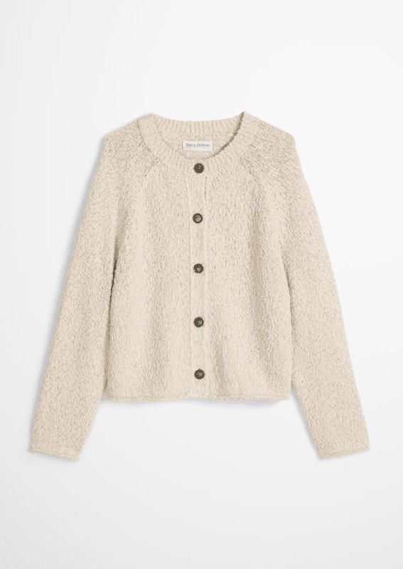 Marc O`Polo Cardigan oversized - Grey Silk