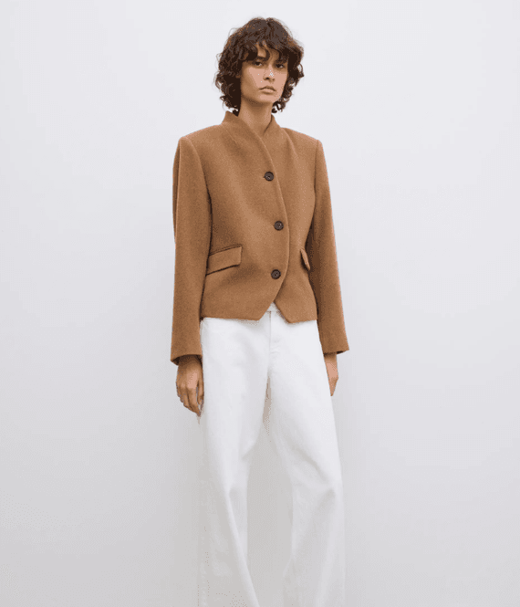 Hovedbilde Short Curved Jacket Caramel/ Dagmar