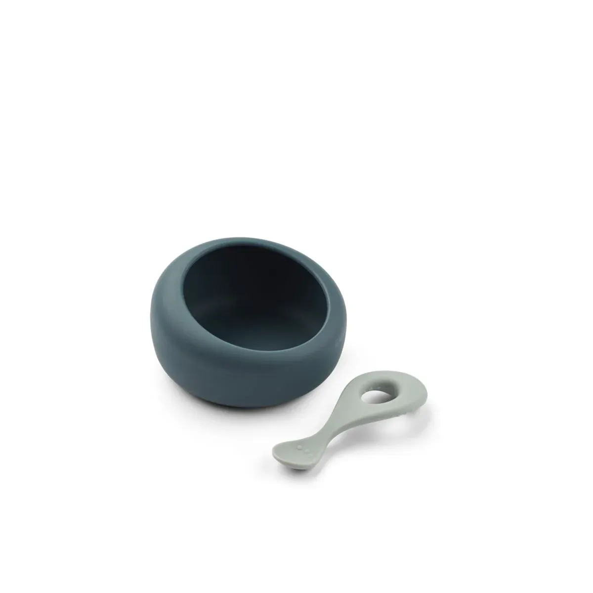 Sparia No Spill Bowl. Whale blue/ Dove blue. Liewood