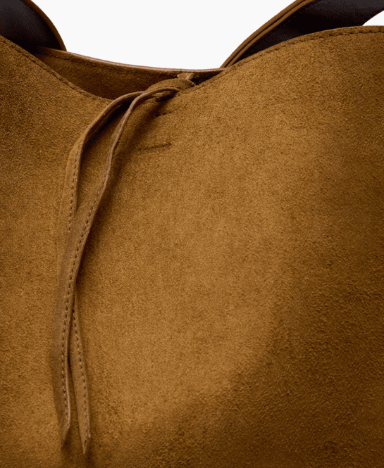 Hovedbilde The Norma Tote Maple Brown Suede/ Lie Studio