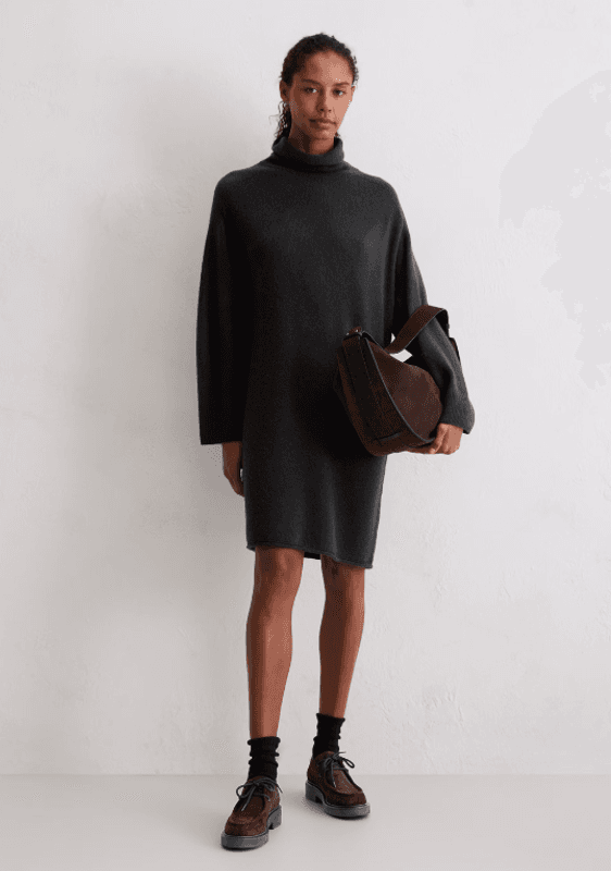 Relaxed knit dress black/ Marc O`Polo