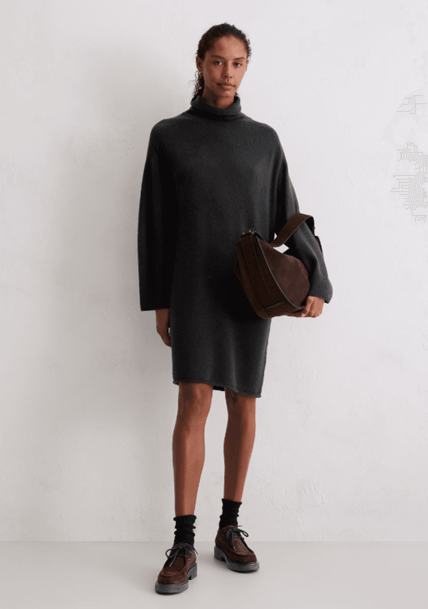 Relaxed knit dress black/ Marc O`Polo