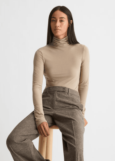 Hovedbilde Marc O`Polo Long-Sleeve Turtleneck - Earthy Taupe