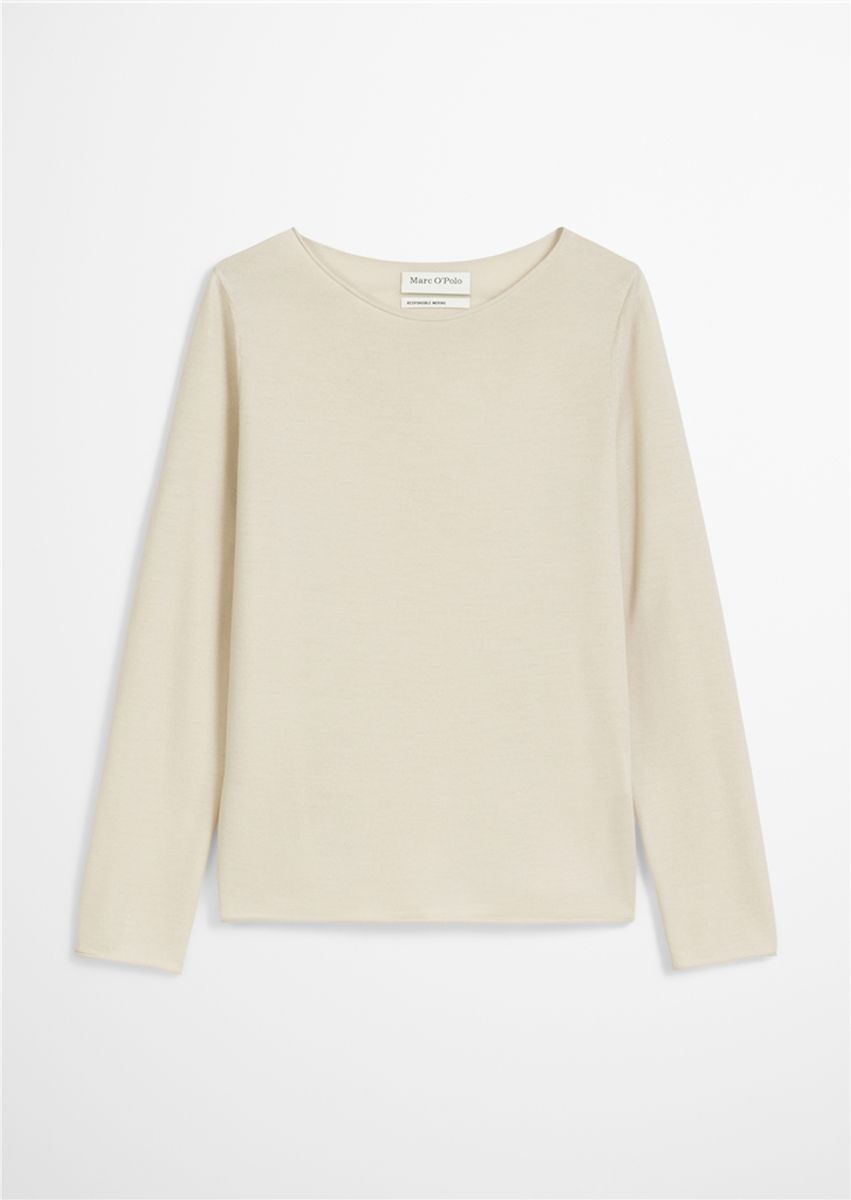 Knitted sweater merino wool natural stone/ Marc O'Polo