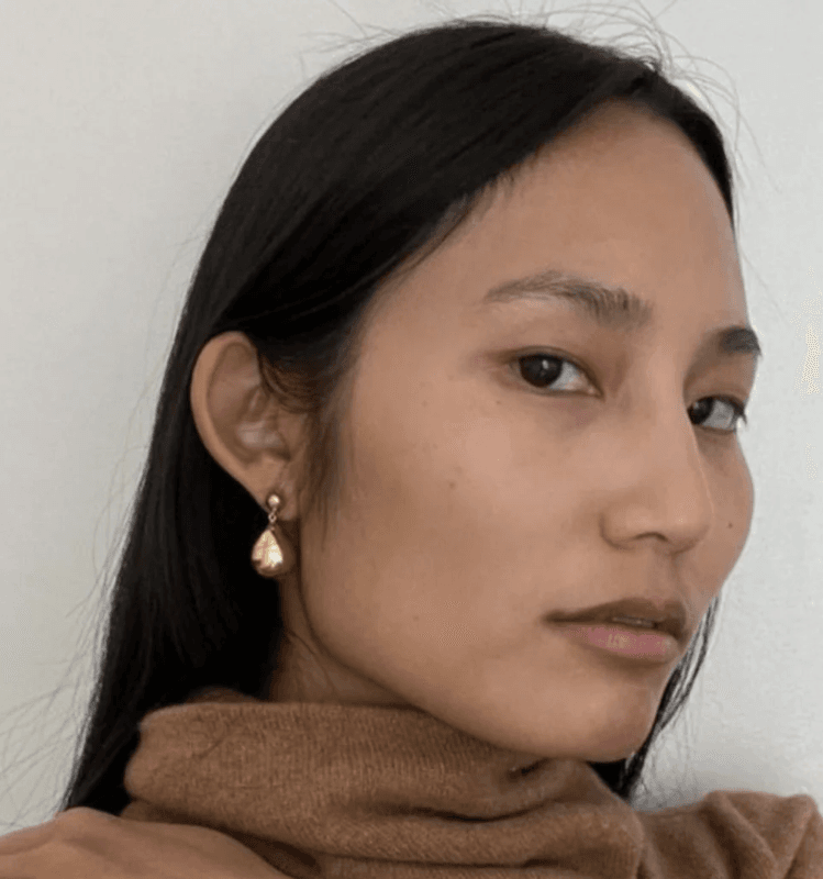  THE JULIE EARRINGS GOLD/ Liè Studio