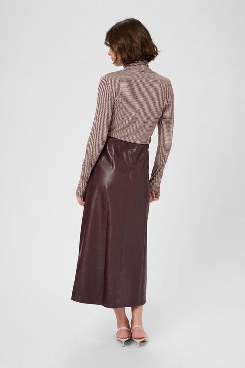 CUalexandra Jersey Rollneck Bordeaux/Whitecap Stripe/ Culture