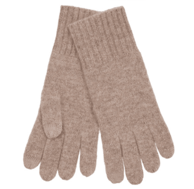 Hovedbilde BTF ANDREA Pure Cashmere Gloves - Brown Melange