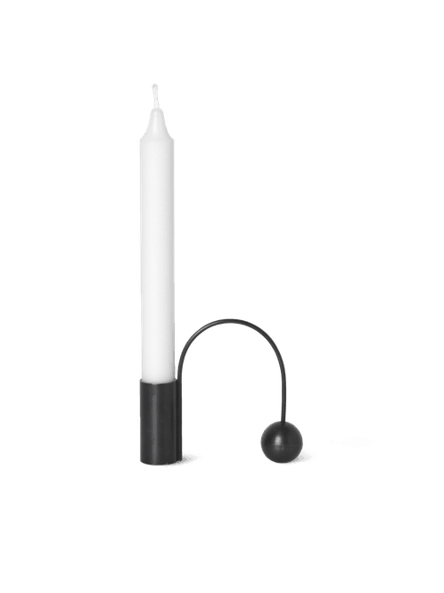 Hovedbilde Balance Candle Holder - Black Brass/ Ferm Living