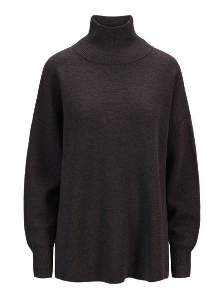 Hovedbilde Fernanda Merino Sweater Dark Brown Melange/ ...