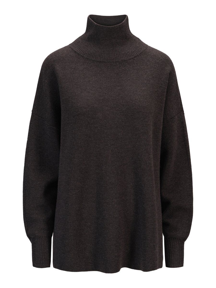 Fernanda Merino Sweater Dark Brown Melange/ Ella&il