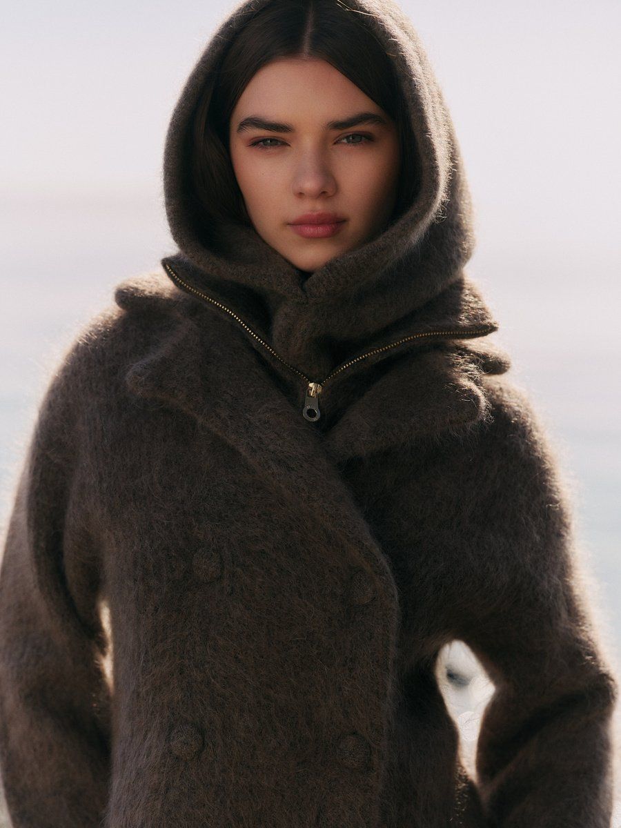 Kajsa Chunky Balaclava Dark Brown/ Ella&il