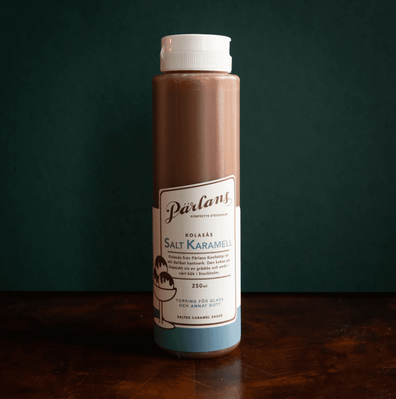 caramel sauce SALTED CARAMEL squeeze/ Pärlans
