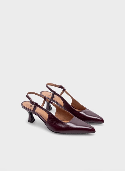 Hovedbilde New York Slingback Heels Reddish Brown/ ...