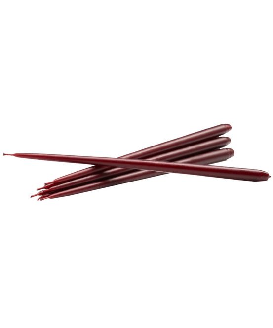 Hovedbilde Taper candles burgundy red/ Stoff Nagel