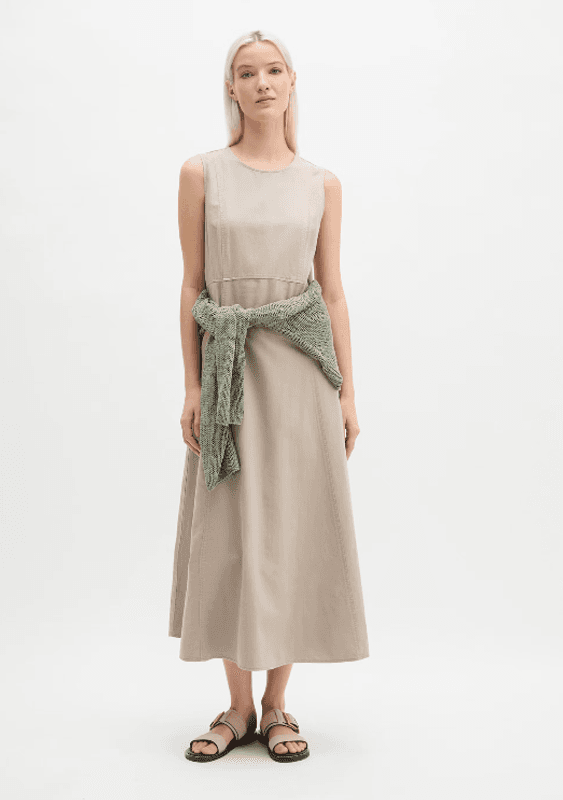 Marc O`Polo Sleeveless dress - Earthy Taupe