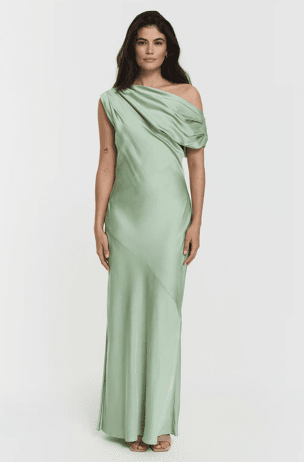 Hovedbilde Vanessa Satin Dress Pale Green/ Twist&Tango