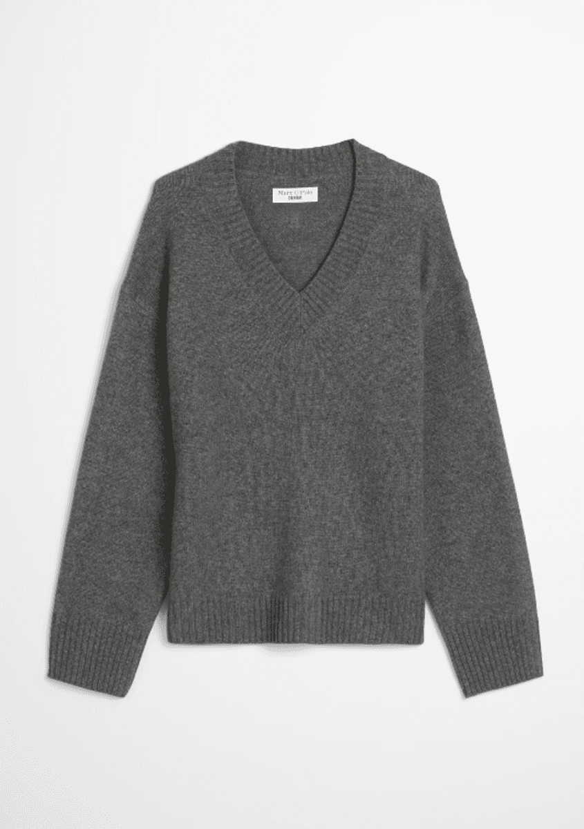 Relaxed V-neck sweater/ Marc O`Polo