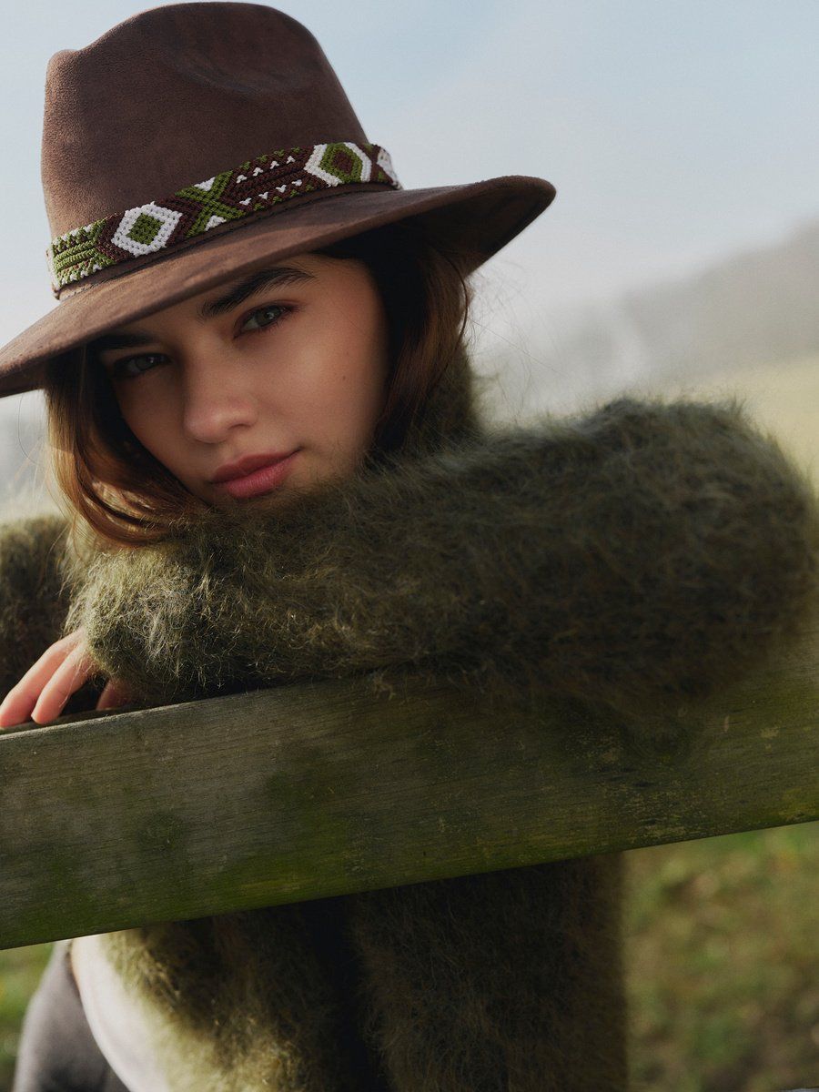 Emilie Chunky Sweater Moss Green/ Ella&il