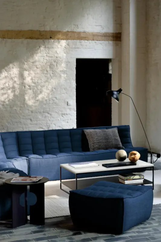 N701 modulsofa blå 3 seter sofa Ethnicraft