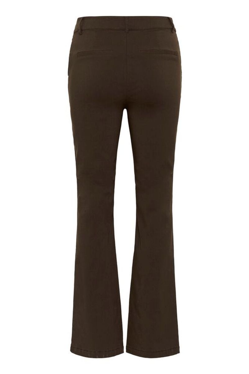 CUbengtha Long Flare Pants Demitasse - Brown/ Culture
