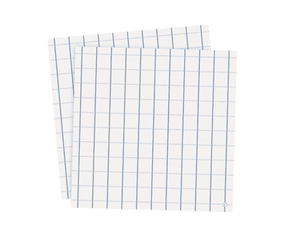 Hovedbilde Serviett 33x33cm rutete hvit/blå/ Ernst