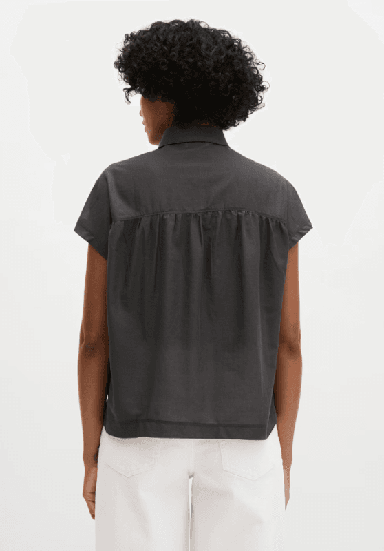 Marc O`Polo Jersey blouse wide - Oxide Grey