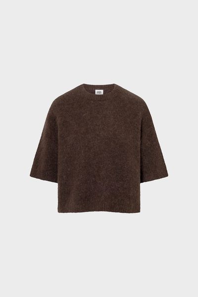 Hovedbilde Madina Short Sleeve Knit Mocha Brown/ Twist&Tango