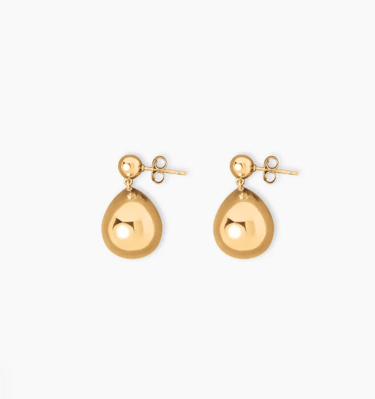  THE JULIE EARRINGS GOLD/ Liè Studio