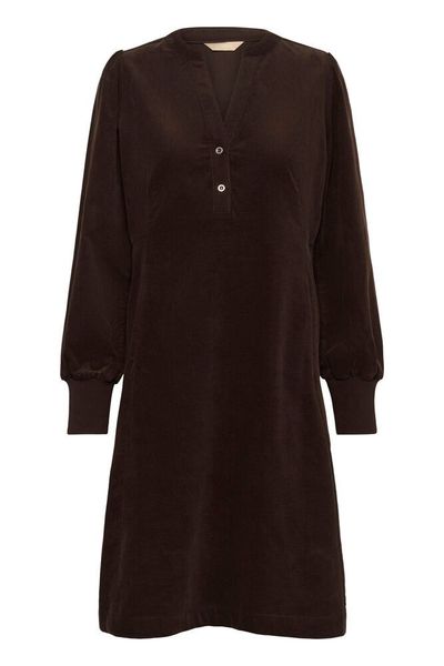 Hovedbilde CUula Rhaena short Kordfløyelkjole Coffee Bean - ...