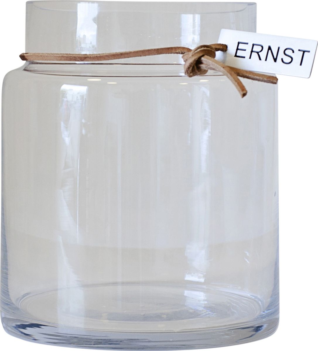 Glassvase, d12,5 h22,5. ERNST