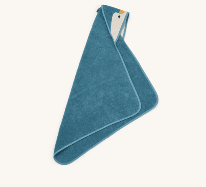 Hovedbilde Albert Hooded Baby Towel Oceanview mix/ Liewood