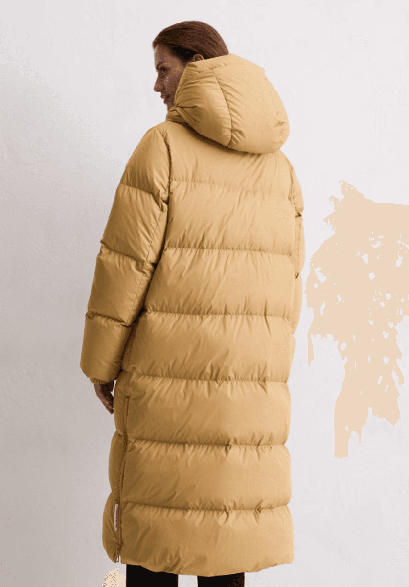 Puffer down hooded coat pure sand/ Marc O`polo