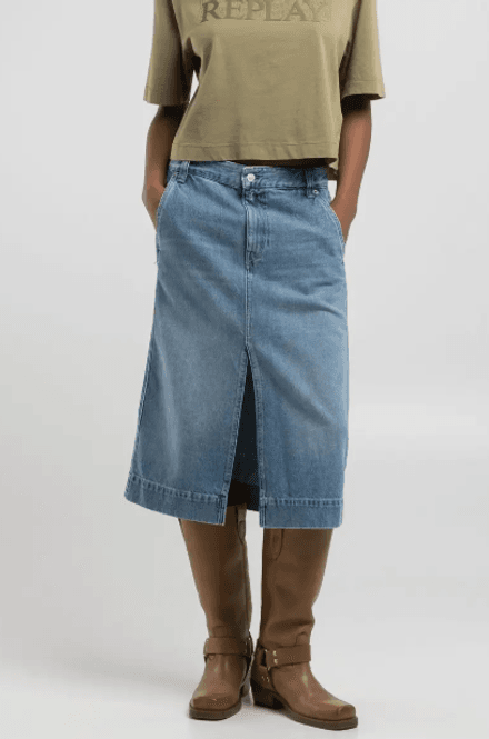 Hovedbilde DENIM MIDI SKIRT/ Replay