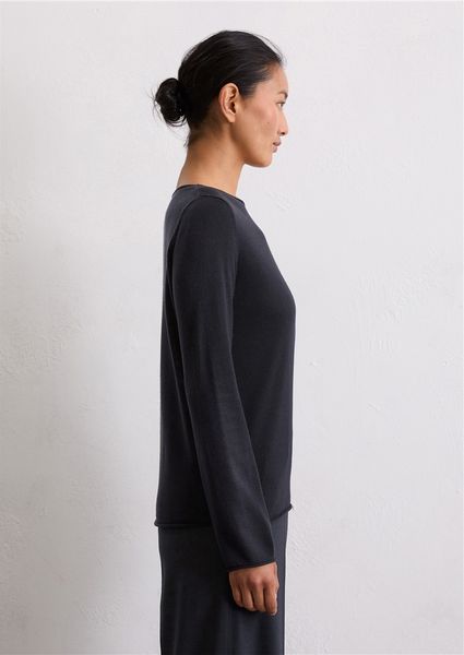 Hovedbilde Knitted sweater soft merino wool Deep night Blue/ ...