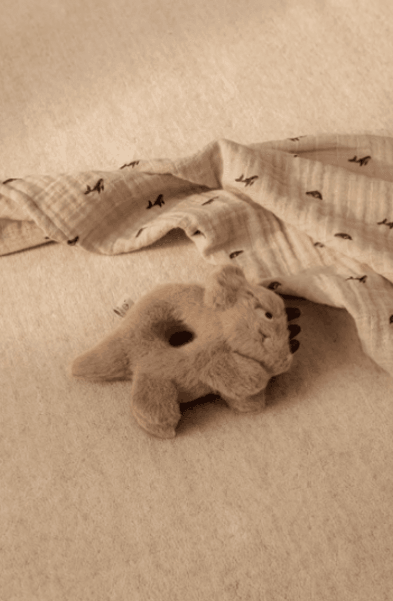 Lewis Muslin Cloth 2-Pack Mini whale / Sandy/ Liewood