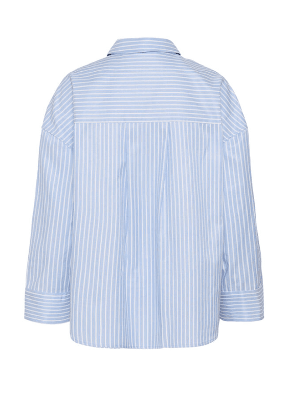 Culture CUmanga Oversize Shirt - Blue/White Stripe