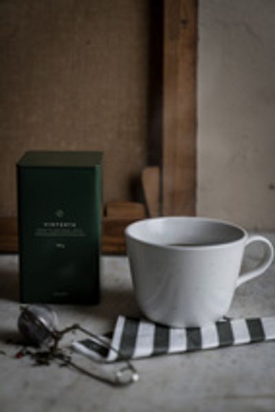 Hovedbilde Plåtburk Vinterte mörkgrön/silver/ Ernst