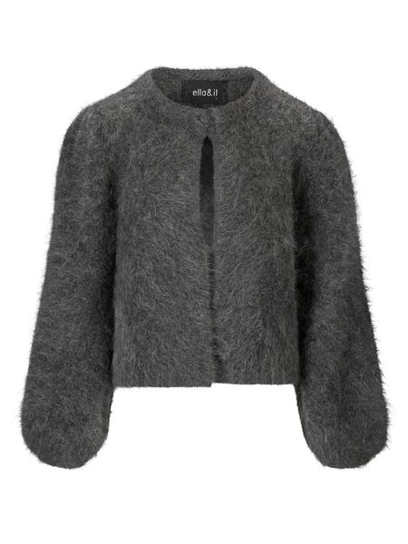 Hovedbilde Amelia Chunky Cardigan Charcoal/ Ella&il
