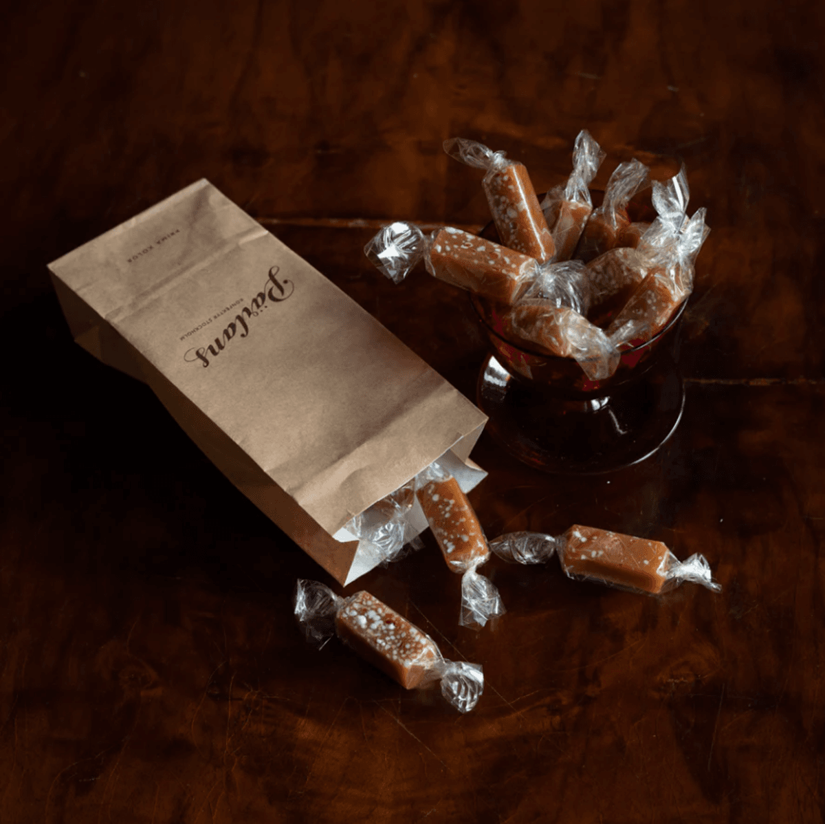 caramels in a BAG VANILLA & SEA SALT/ Pärlans