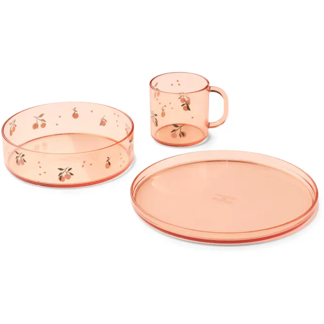 Hovedbilde Siva Printed tableware set. Peach/ Sea Shell