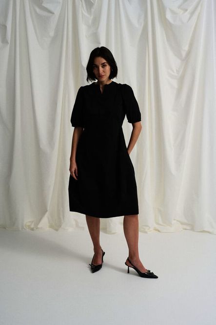 Hovedbilde CUantoinett SS Placket Dress black/ Culture