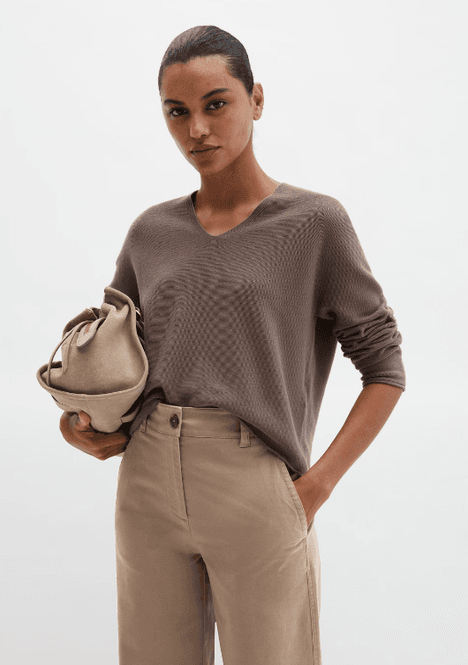 Hovedbilde seamless-pullover Chalky Brown/ Marc O`Polo