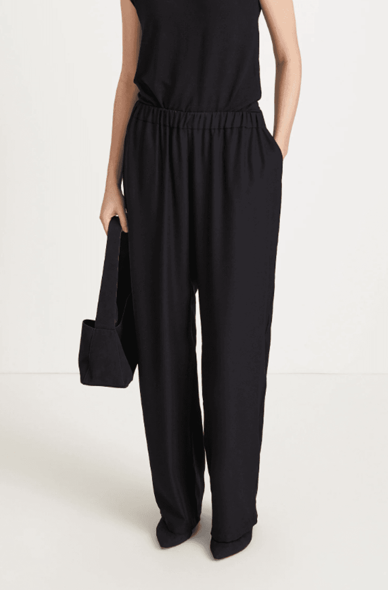 MARIA LONG TROUSERS - BLACK/ Stylein