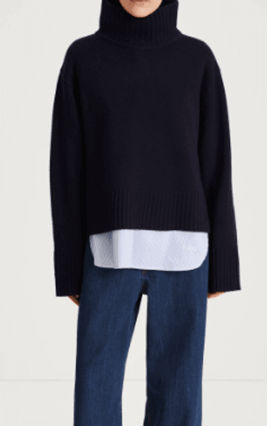 Hovedbilde HILARY SWEATER - NAVY/ Stylein