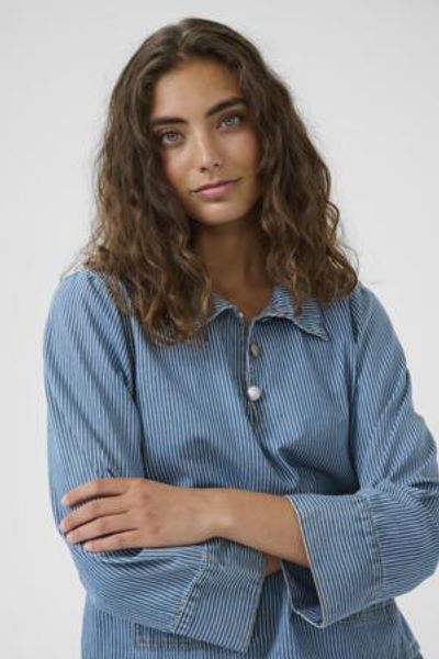 Hovedbilde Culture CUayna Shirt - Blue/White Stripe