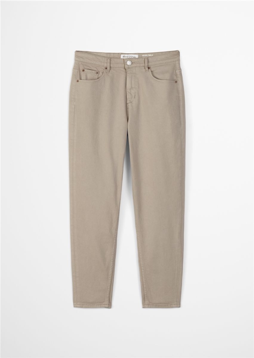 Denim trouser, slim fit, cropped length, high waist,/ Marc O`polo