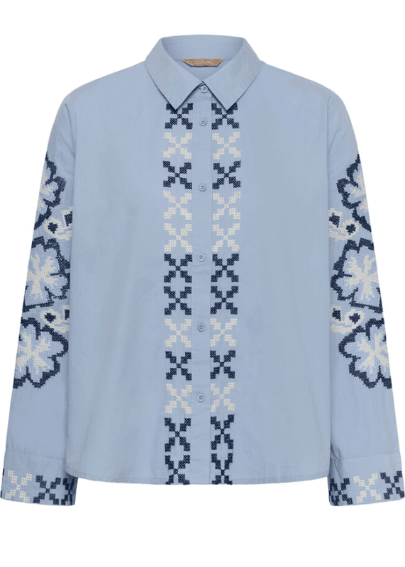 Culture CUbreezy Shirt - Forever Blue/Whitecap